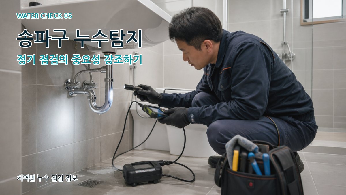 송파구 누수탐지 정기 점검의 중요성 강조하기